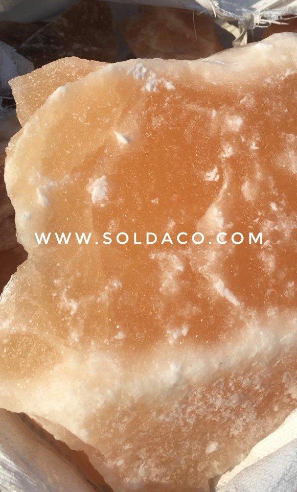 Orange Rock Salt Crystals