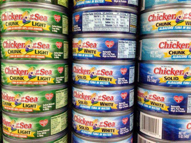 Canned Tuna Fish Chunk in Vegetable Oil