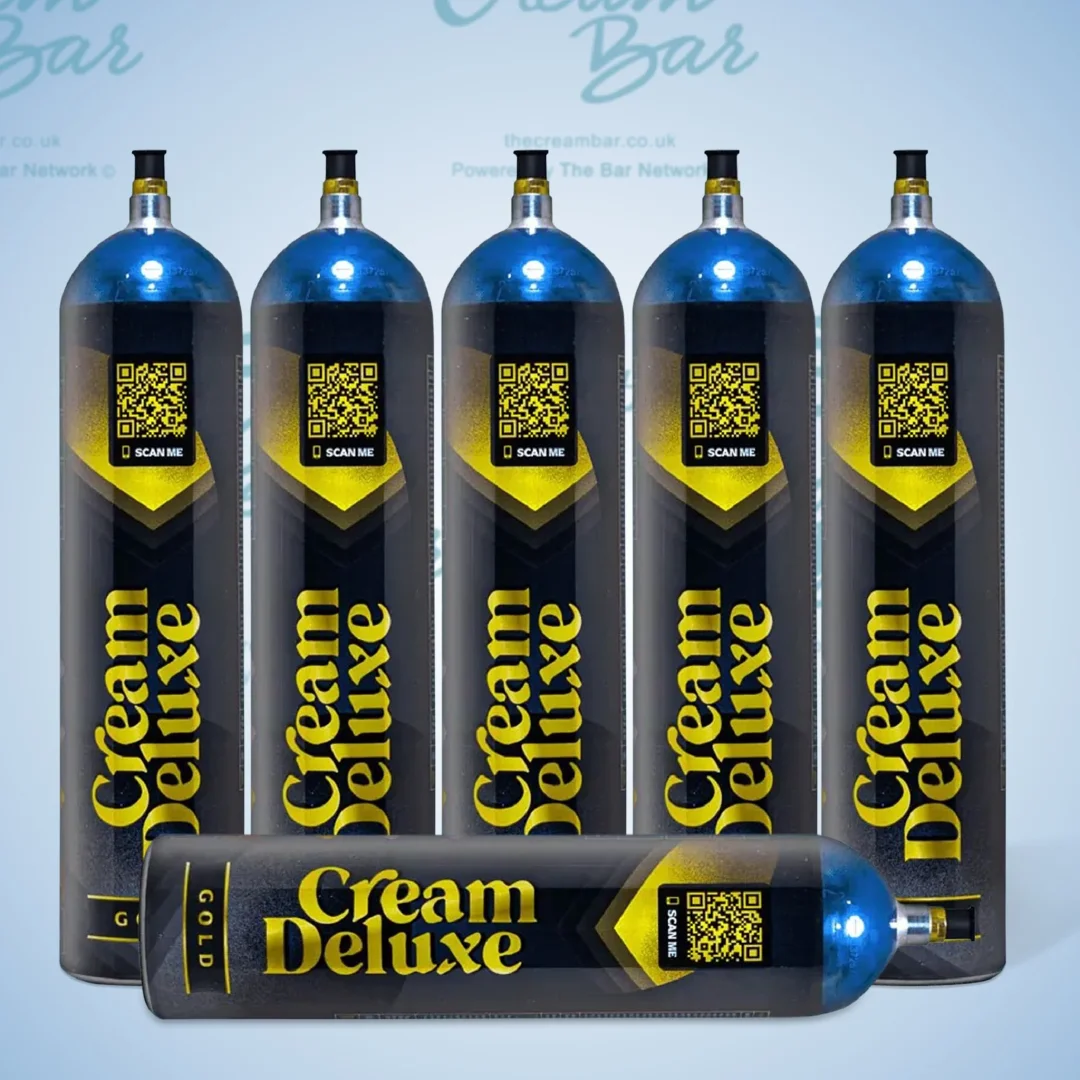 Cream Deluxe Gold 640g Cream Charger Six Pack