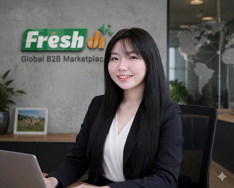 Jasmine Pham, Freshdi Account Manager for Meat & Poultry & Seafood & Aquatic Products