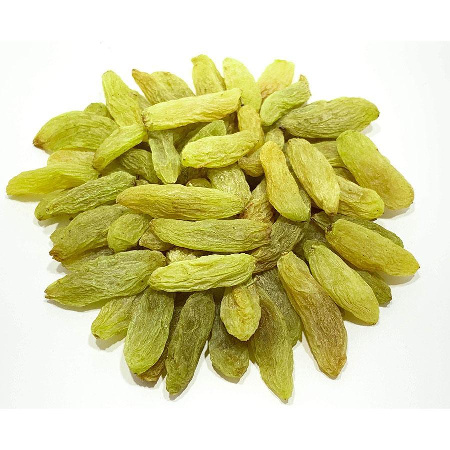 Golden And Black Jumbo Raisins and Long Green raisins from South Africa