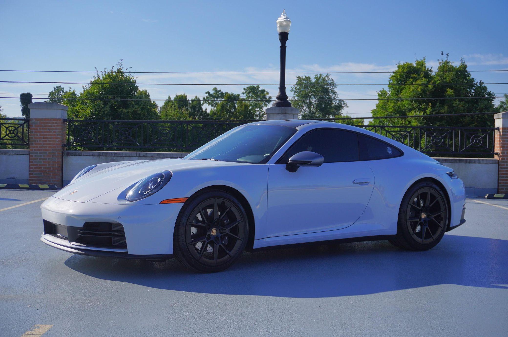 2025 Po-rsche 911 Carrera T Coupe 529 Miles, 6-Speed Manual, 388-hp Turbo Flat-6, Sport Chrono Package