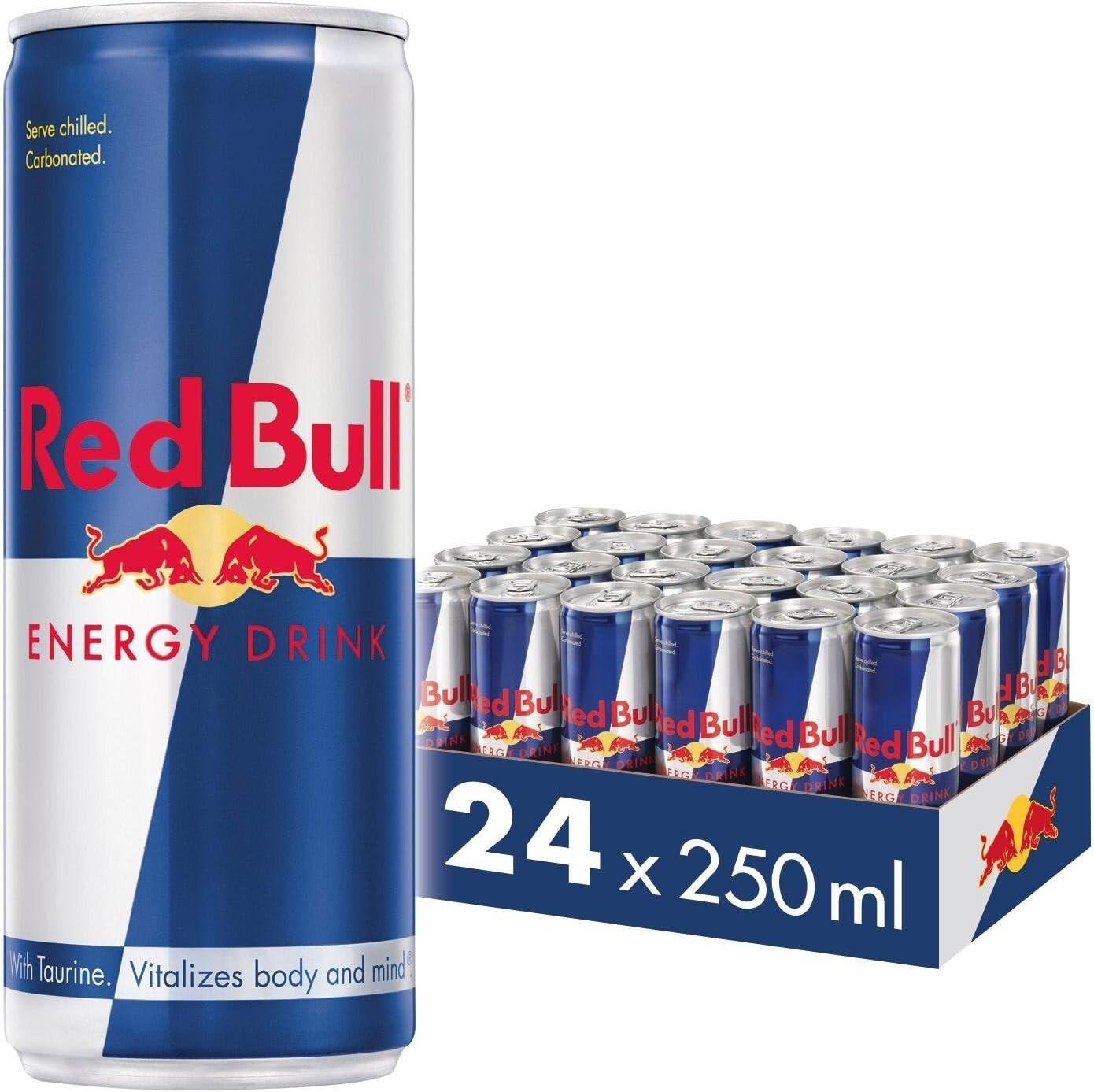 Red Bull Energy Drink Cans 250ml Pack of 24 Original and Sugarfree Wholesale Bulk Export Supply