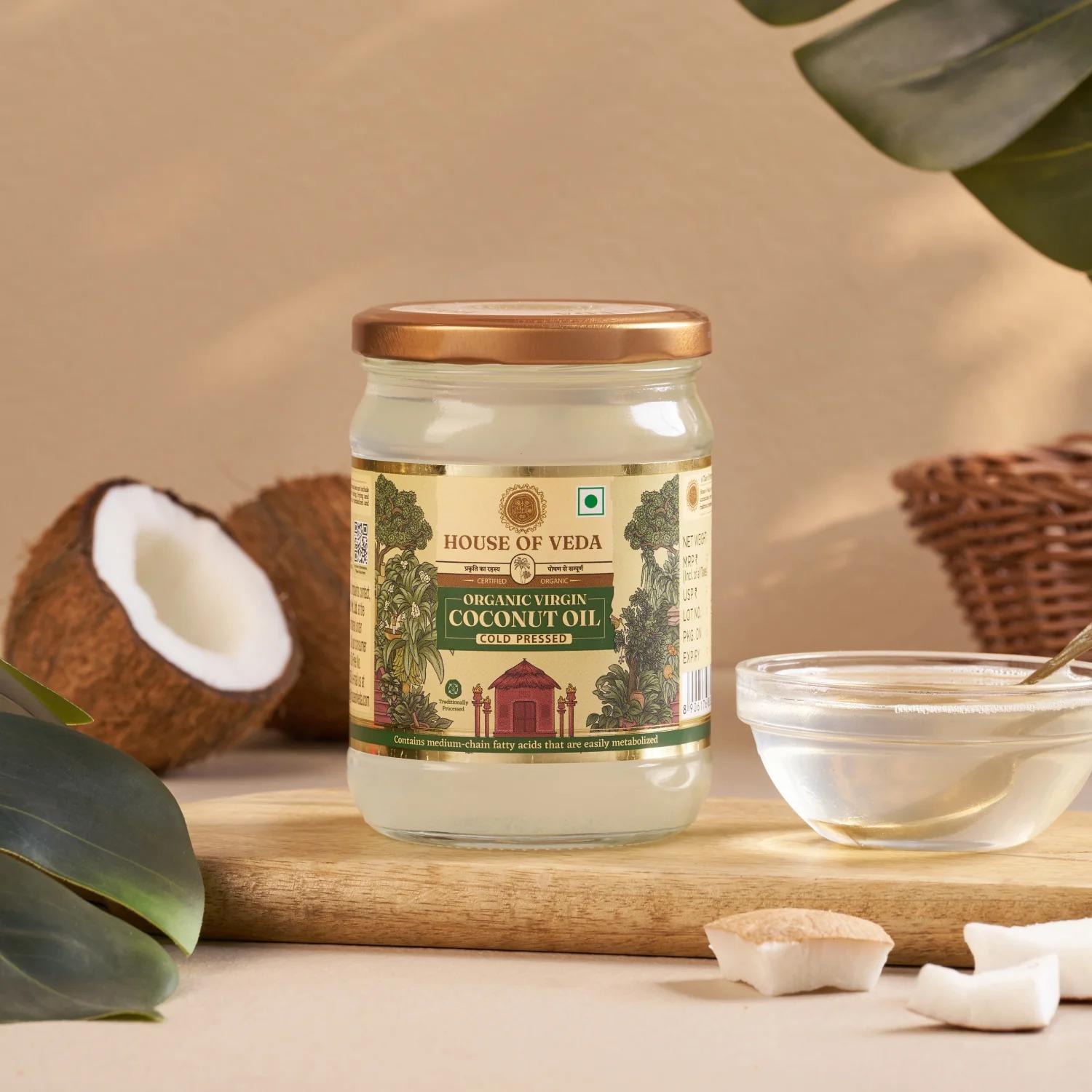 Pure Virgin Coconut Oil Suitable For Cooking Baking Hair Treatment And Skin Moisturizing With Smooth Texture
