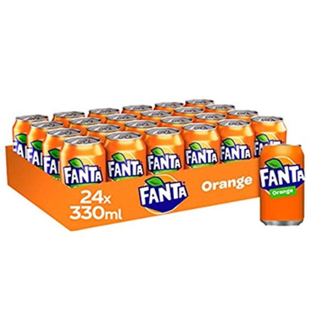 Wholesale Fanta Orange  Case of 24 x 330 ml Supply