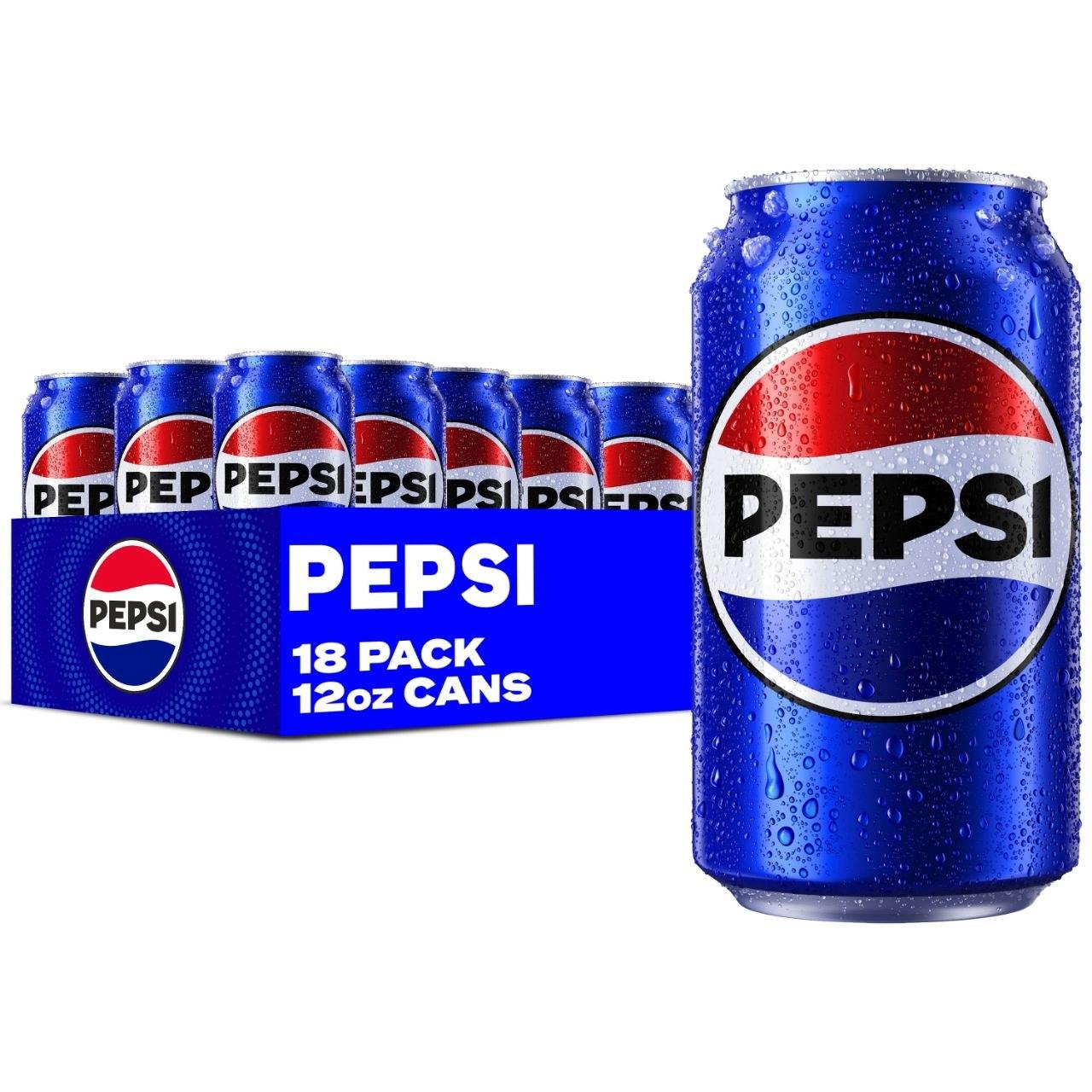 Wholesale Pepsi Soda 12 oz Cans-- 18 Count Case – product thumbnail, market insight supplier card