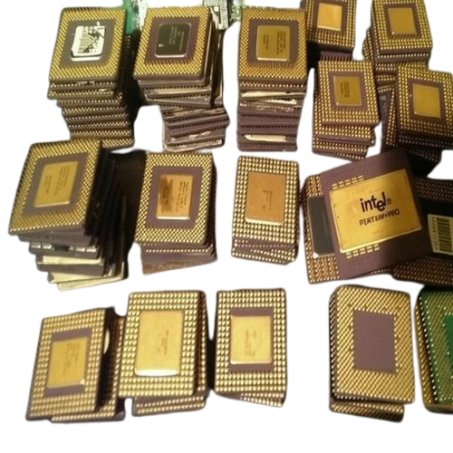High Grade Ceramic CPU Scrap Processor Scrap with Gold Pins for Gold Recovery Electronic Waste Recycling