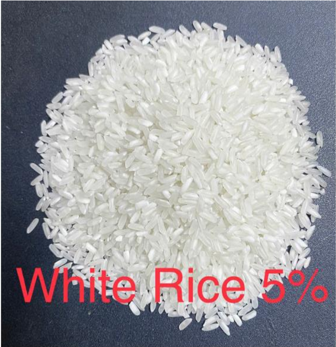 Long grain white rice, 5% broken Texture Fluffy Aroma Aromatic Grain Length Long Flavor Absorption High Packaging from 5kg to 50kg
