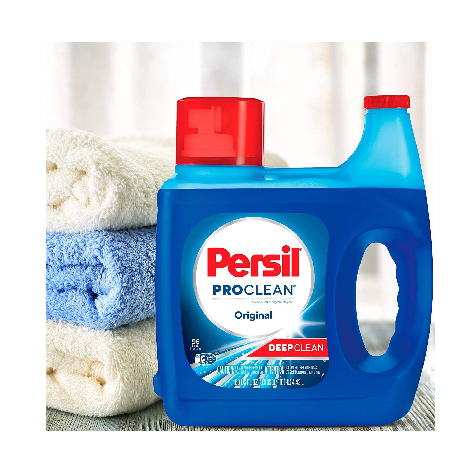 Persil ProClean Liquid Laundry Detergent, Original, 100 Fluid Ounces, 64 Loads