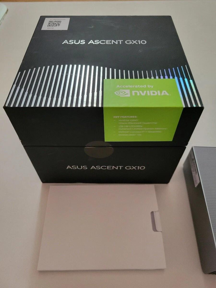 ASUS Ascent GX10 Compact Desktop AI Supercomputer NVIDIA GB10 128GB RAM 1TB SSD