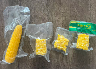 High Barrier retort pouches for fresh corn 