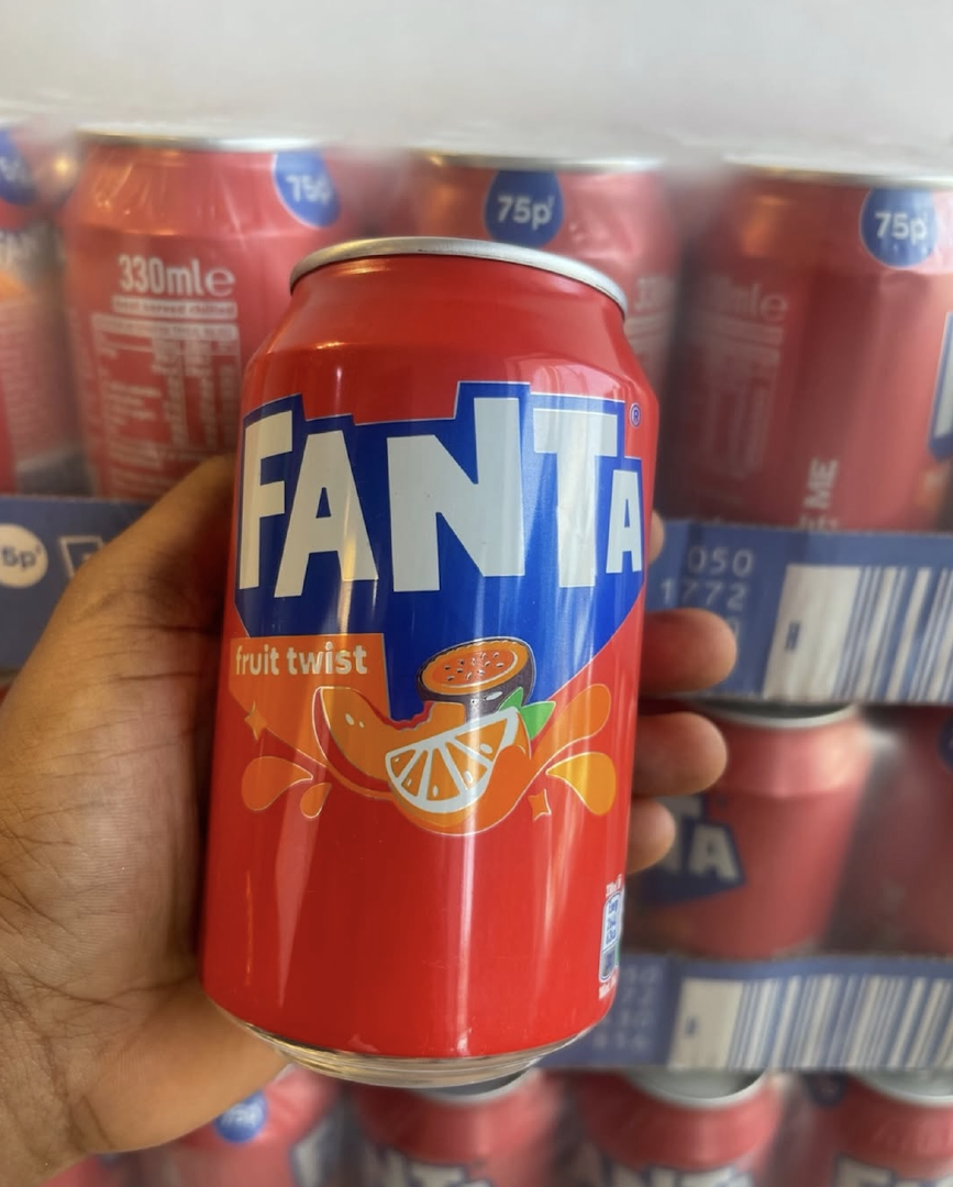 RELIABLE SUPPLY Soft Drinks Fanta 330ml Recyclable Cans Orange, Pineapple Soft Drink On Sale