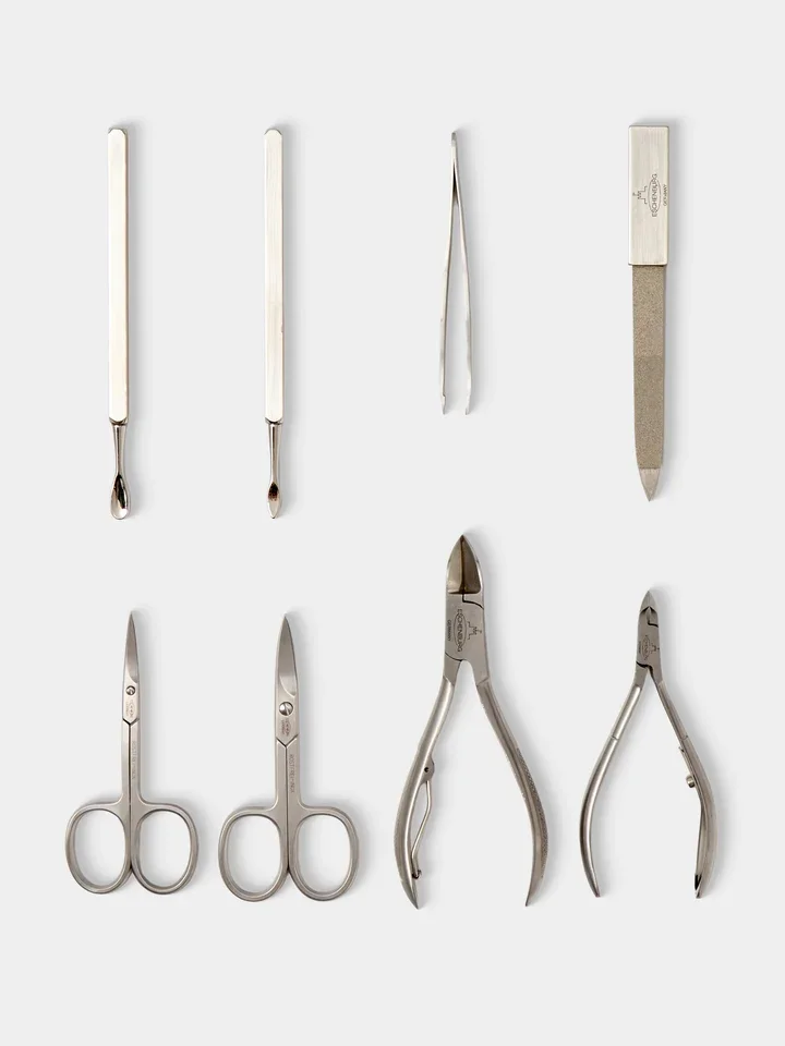 F. Hammann Leather Large Manicure nails cutter Set 