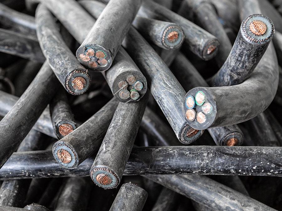 Electric wire scraps