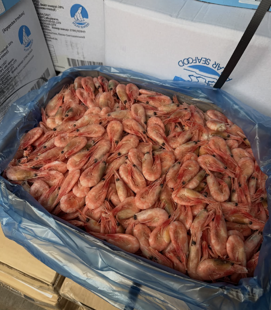 PREMIUM WILD-CAUGHT RED SHRIMP ,Polar Seafood Red Shrimp 5Kg - Cooked, Shock Frozen & Ready to Eat Shrimp For Sale