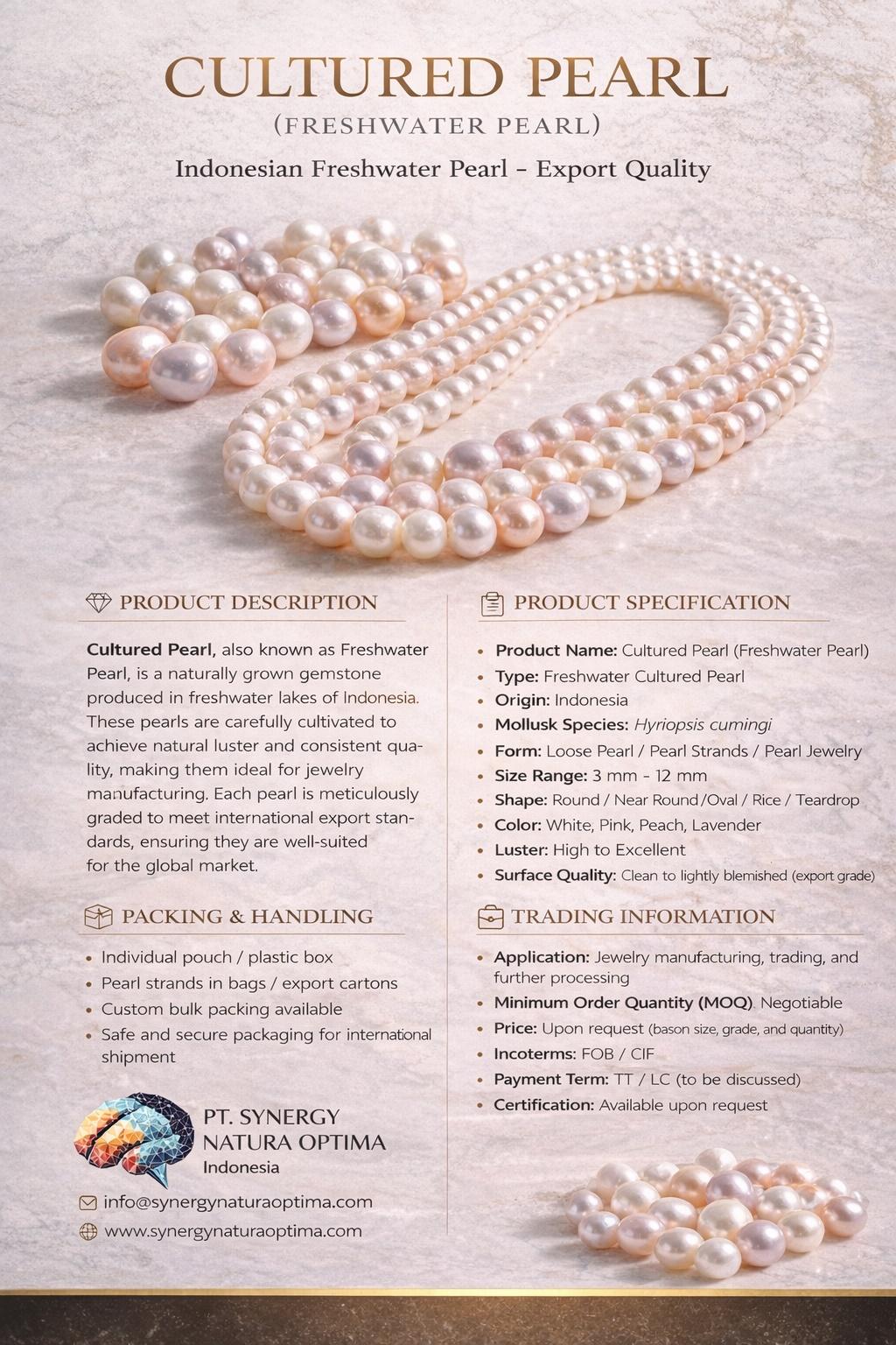 Cultured Pearl Luster Natural Origin Indonesia Surface Quality Smooth Application Jewelry And Industrial Applications