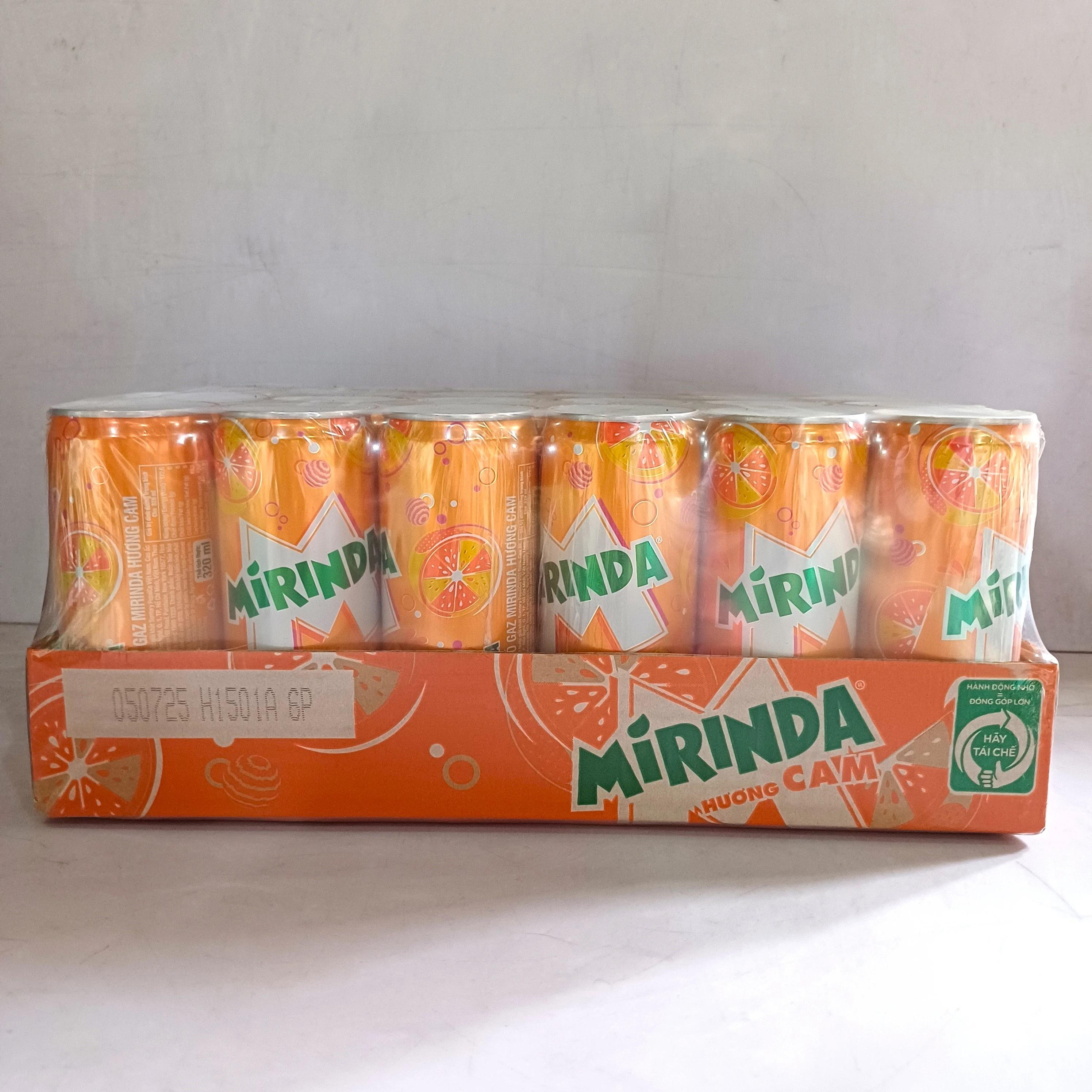 Lowest Price for Limited Stock Fine Mirinda Orange Soft Drink Can 330ml Original Orange Flavour Beverage Premium Quality Ideal For Shop And Food Service Use