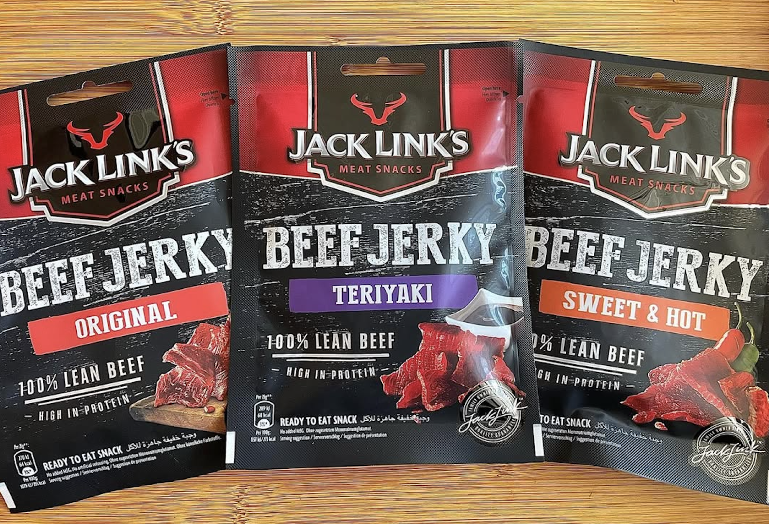 Nutritious Snack Ready To Eat Beef Jerky 1Lb Original Beef Jerky Flavor High Protein Rich Flavor Jacklinks