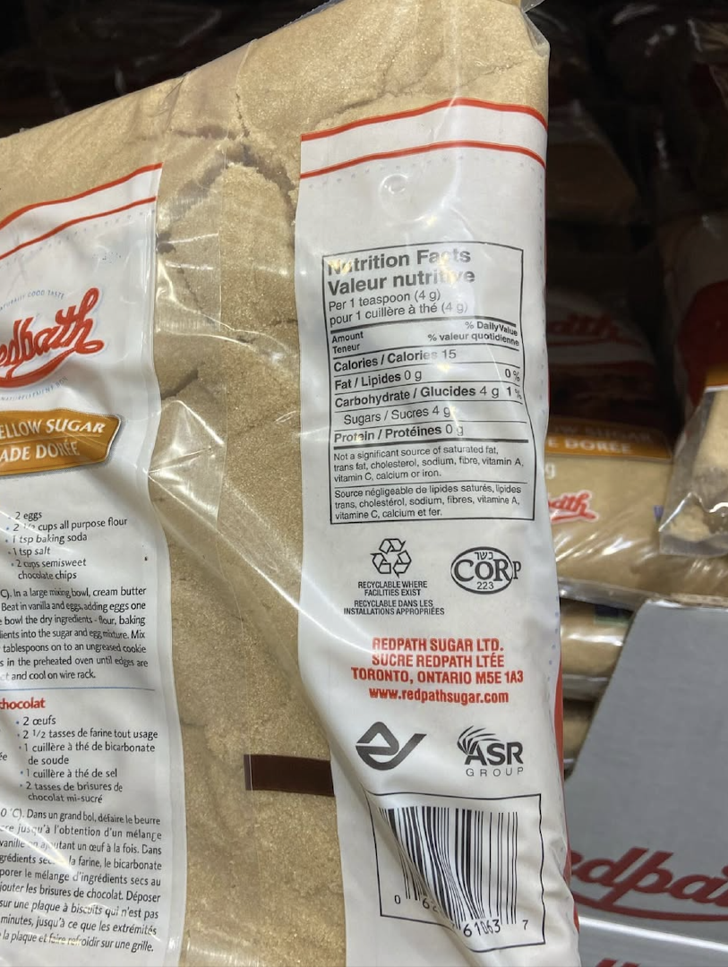Best Sugar Brand Redpath Sucre De Canne pure 2kg,Premium Cane Sugar Brands
