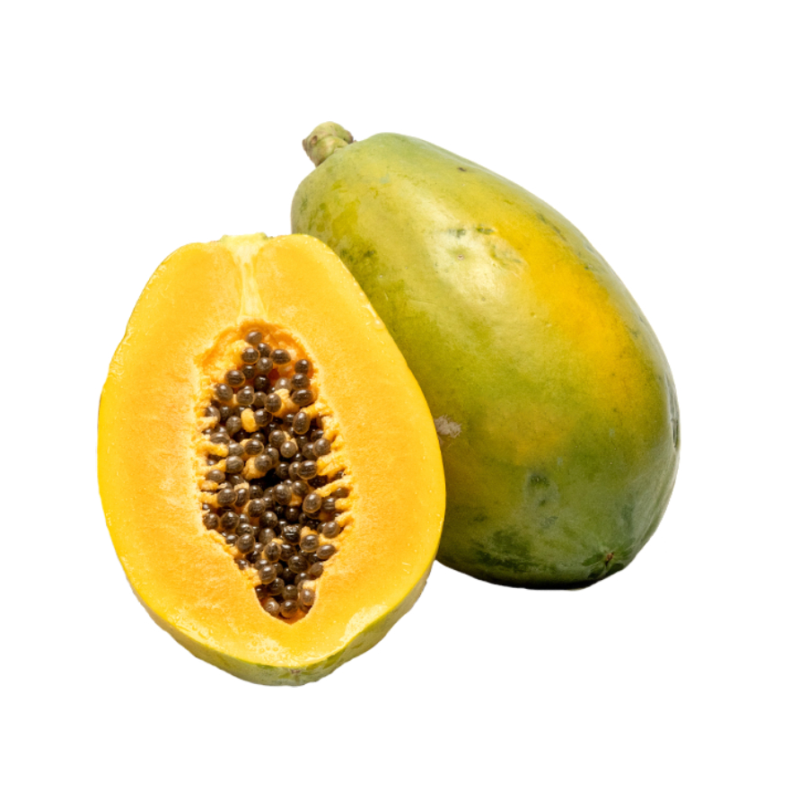 Papaya 100% Natural South African High Quality Green/yellow Oval A Grade Yellow Packaging Fruit Wholesale Fresh Papaya Sale