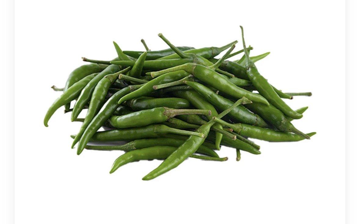 Fresh Green Chilies