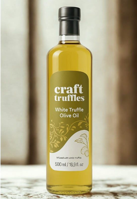 White Truffle Olive Oil Weight (kg) 500ML Shelf Life 2-Years Grade Intense Aroma Place of Origin Italy Brand Name Craft Truffles