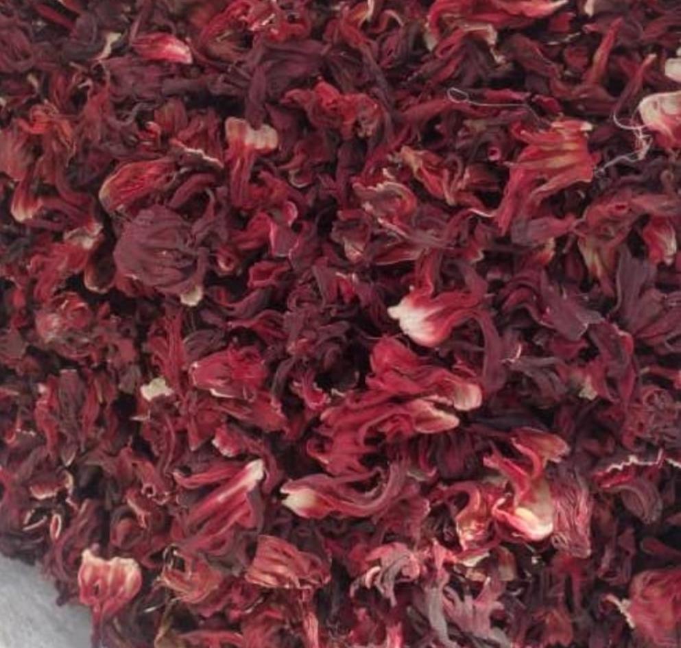 Dried Hibiscus Closeup