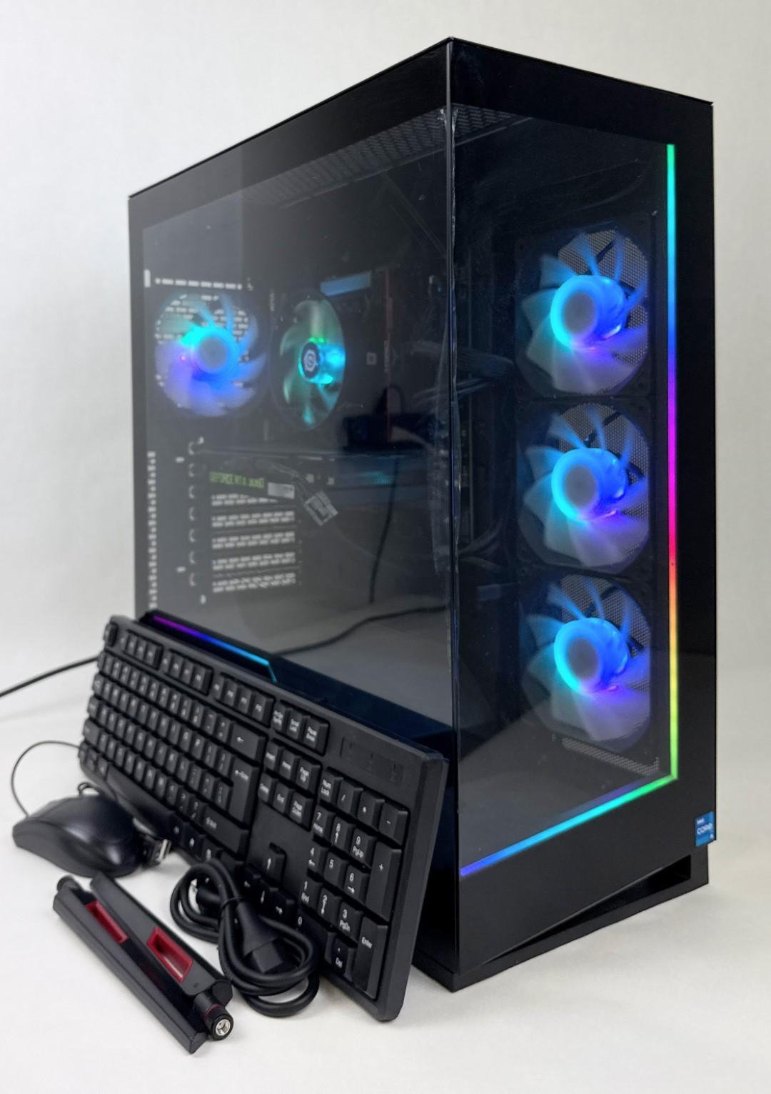 CyberPowerPC Gamer Xtreme Gaming Desktop i5-14400F 16GB RAM 2TB SSD RTX 3060 W11 GRADE A SUPER CLEAN