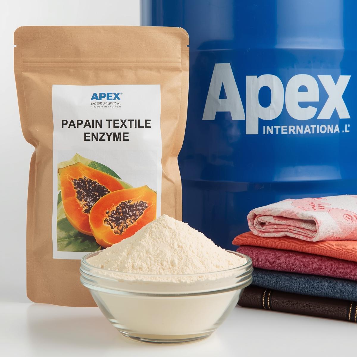 Papain Enzyme, Industrial Papain Enzyme, Papain Enzyme Supplier, Papain Enzyme Manufacturer, Papain Enzyme Supplier from India, Papain Enzyme for Textile Industry, Papain Textile Enzyme, Textile Processing Enzyme, Textile Enzyme, Papain for Textile Processing, Industrial Enzyme Solutions, Bio Processing Enzyme, Enzyme for Industrial Applications, High Performance Papain Enzyme