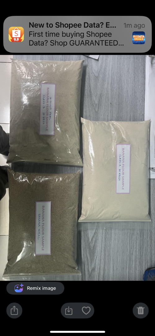 Dried Banana Powder