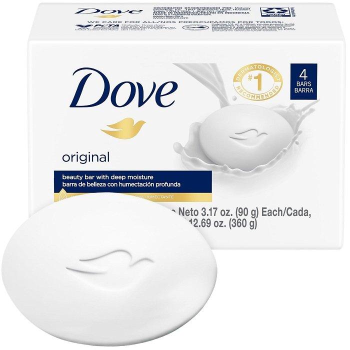 Dove soap for Soft, Smooth and Glowing Skin with Moisturizing Cream