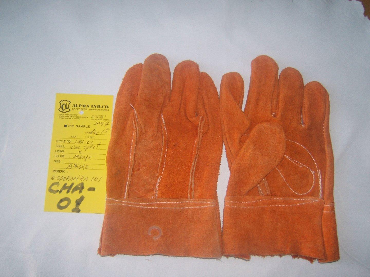 leather working glove and  safty goods – product photo, product description