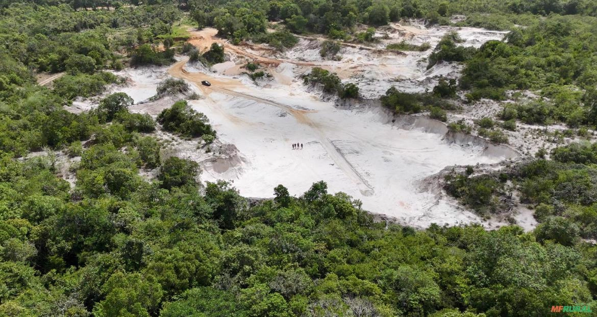 Areia de sílica