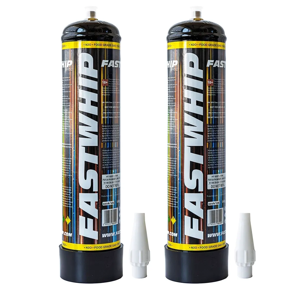 Professional FAST GAS Cream charger whipped cream gas cartridge designed for smooth texture control in desserts beverages and pastry decoration work
