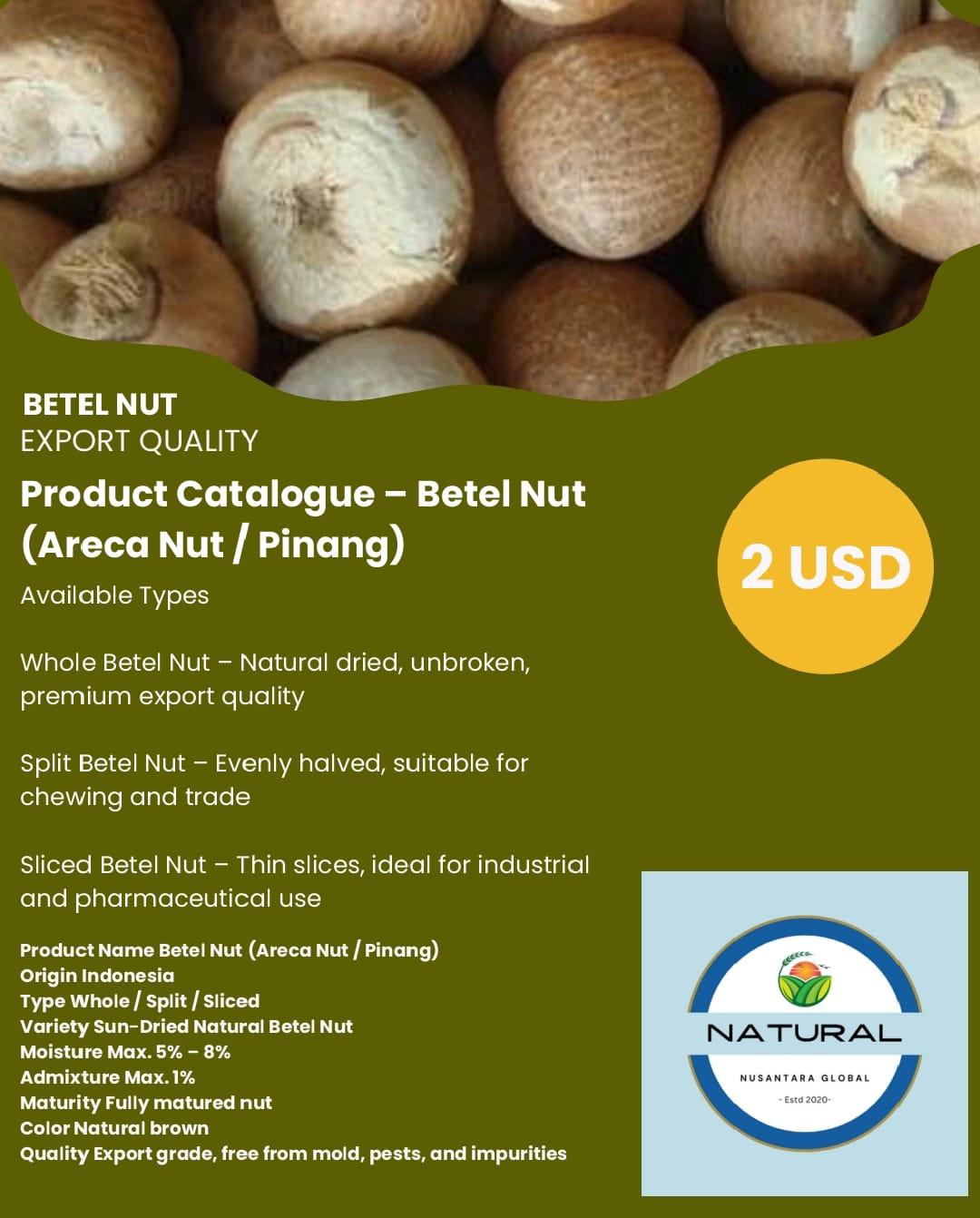 betel nut Packaging 50 kg Certification