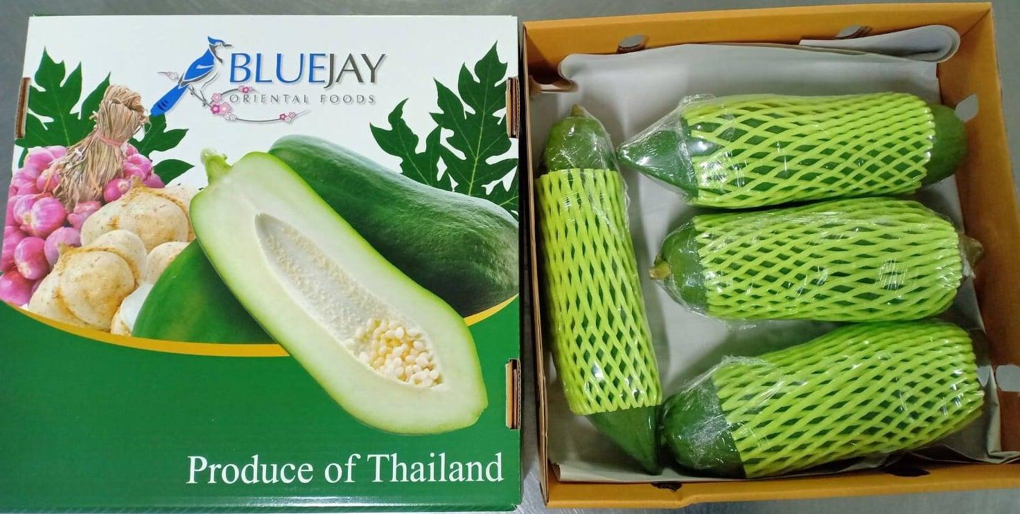 Green Papaya Grade A Color Green Texture Firm Purity Non Gmo Flavor Mildly Sweet Certifications Gap, Gmp, Haccp Type Non GMO Thai Green Papaya