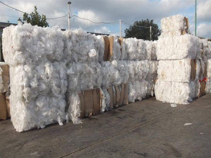 polyethylene bales