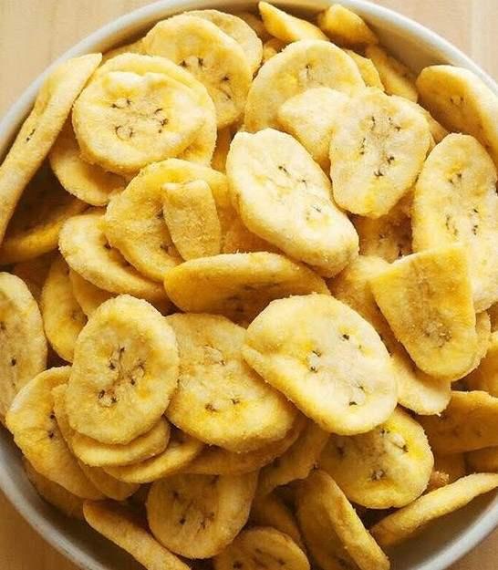 Dried Banana Chips Material Banana