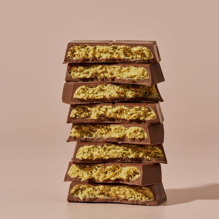 INDULGENT PREMIUM MERONNE LUXURY MILK CHOCOLATE WITH PISTACHIO CREAM & CRIPSY KADAYIF 200gx24 PER CARTON On SALE – product thumbnail, market insight supplier card