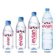 EVIAN MINERAL WATER Label Origin French Minimum Pallets 21 Pallets Packaging Type Pet Bottles Packaging Quantity 12 Bottles, 24 Bottles