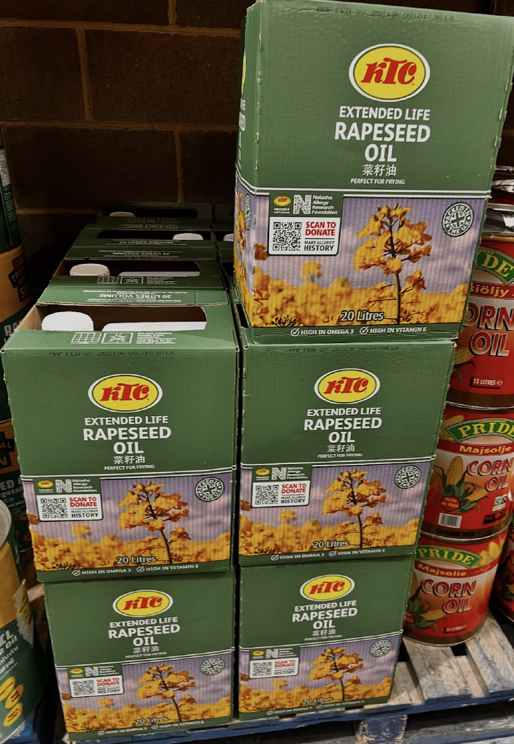 TOP RATED KTC Rapeseed Oil 3L , Tropical Sun Vegetable Oil Everyday Cooking Oil For Sale