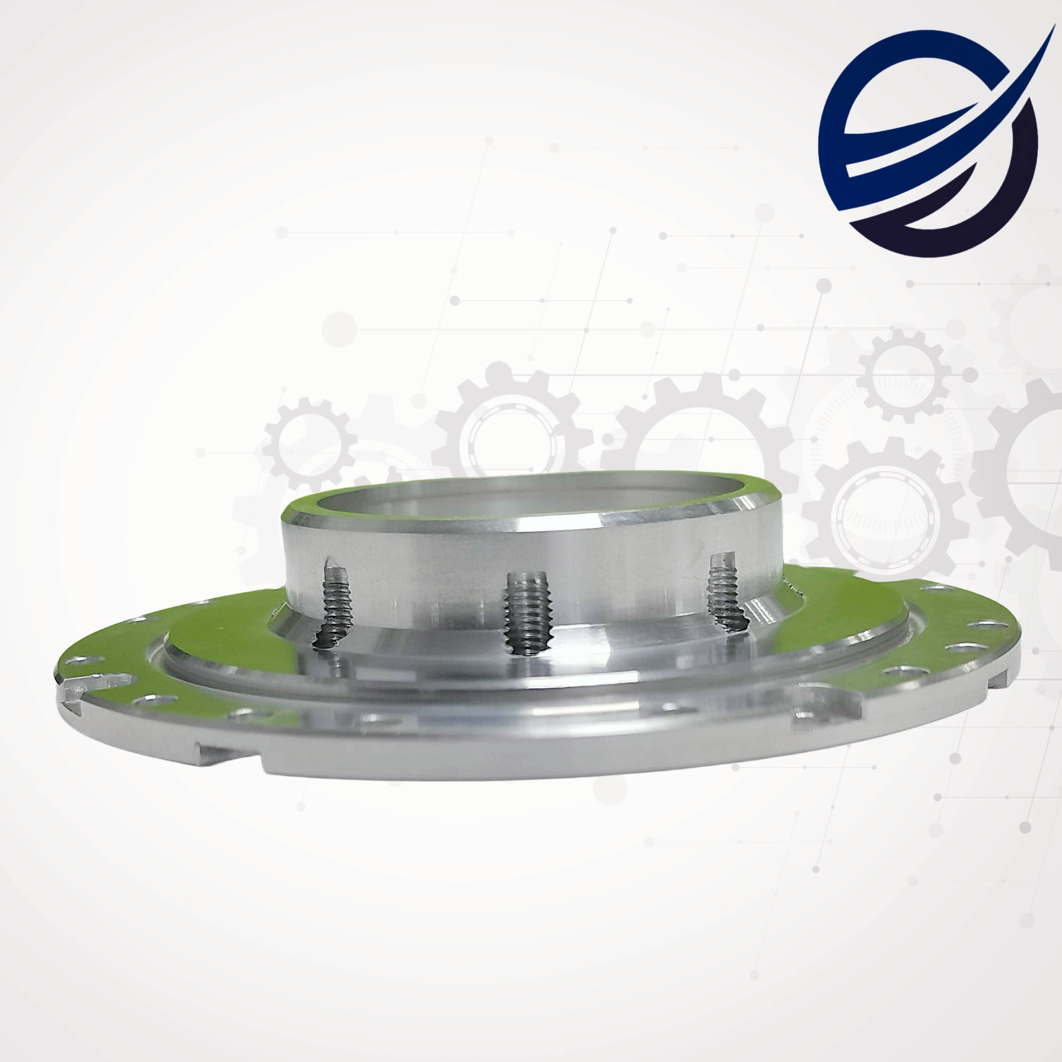 Aluminum CNC Flange Image 3
