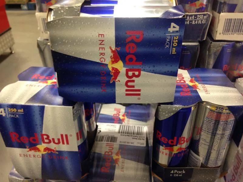 Red-bull Classic 250ml Sugar-Free Carbonate Ginseng Energy Drink in Bottle Box Packaging 24 Cans Slim