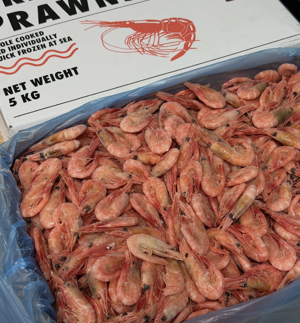 Best Selling Red Shrimp Brand,Greenland Prawns 5Kg -Whole Cooked,Individually Quick Frozen At Sea Shrimp For Sale