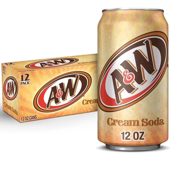 A&W CREAM SODA CN, 12OZ/12PKX2