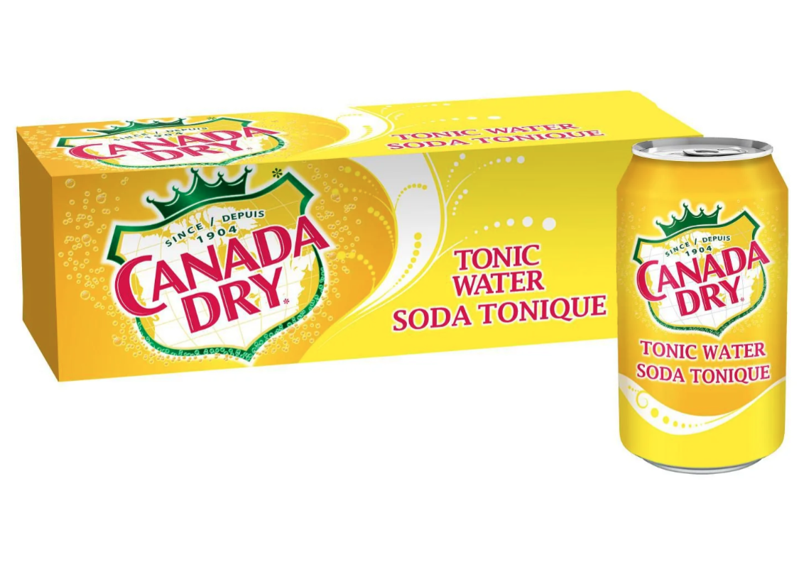 CANADA DRY TONIC WATER CN, 12OZ/12PKX2