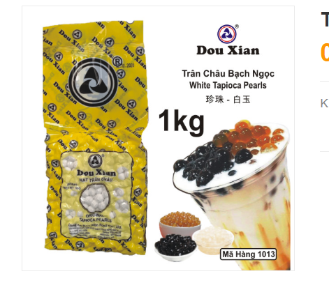 Tapioca Pearl – product photo, product description