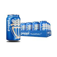 POPPI CREAM SODA CN, 12OZ/12PK