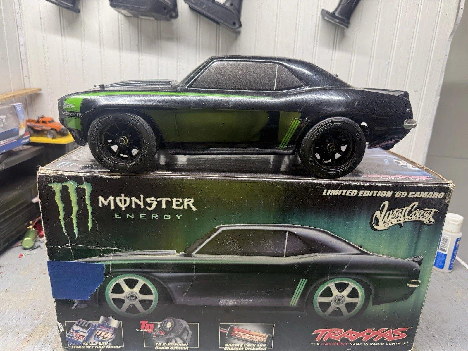 Traxxas Monster Energy '69 Camaro Limited Edition 1:16 Electric 4WD RTR Black