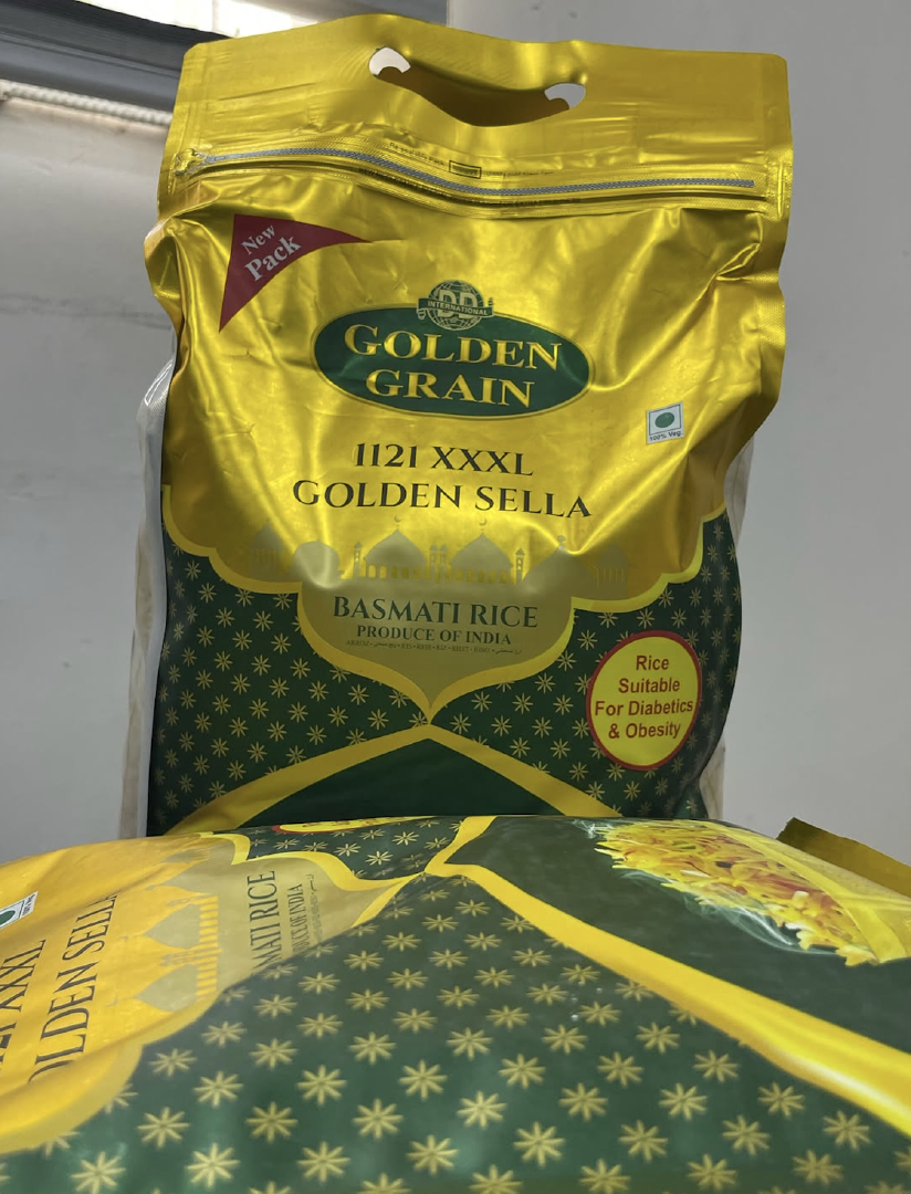 TOP RATED GOLDEN GRAIN 1221 BASMATI RICE PREMIUM RICE 5Kg DELICATE FLAVOR FOR SALE